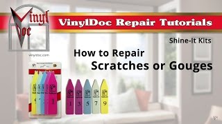 How to Repair Scratched or Gouged Vinyl Window Frames