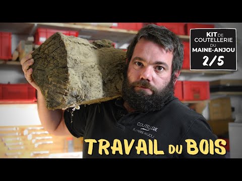 2/5 KIT DE FABRICATION DU COUTEAU "L'ANJOU" : Travail du bois