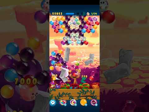 Angry Birds Pop Bubble Shooter-Level 583 3 STARS NO BOOSTERS #angrybirdspopbubbleshooter