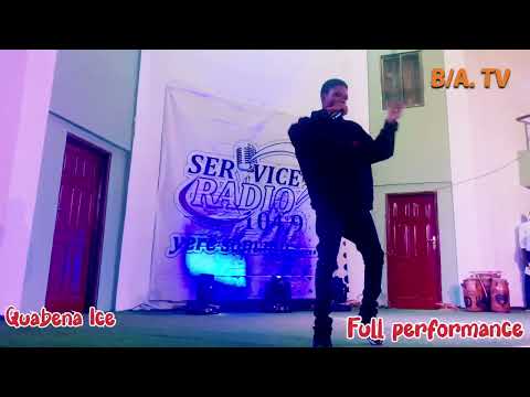 Great performance of Quabena Ice at sunyani polytechnic center at the FACE OF SHS PROGRAM 🔥🔥❤️