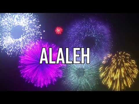 HAPPY BIRTHDAY ALALEH !