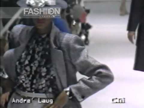 "André Laug" Spring Summer 1987 Milan Pret a Porter Woman by Canale Moda
