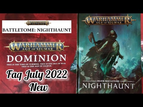 FAQ Nighthaunt July 2022 [ENG] Dominion Endless spells update