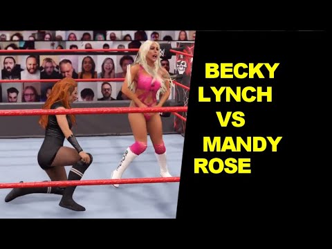 WWE 2K22 Becky Lynch vs Mandy Rose - No Holds Barred