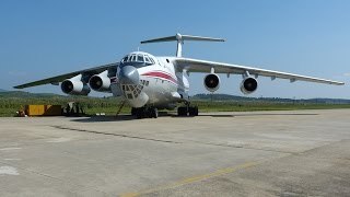 preview picture of video 'Air Koryo IL-76 takeoff approach landing @ FNJ Pyongyang Airport'