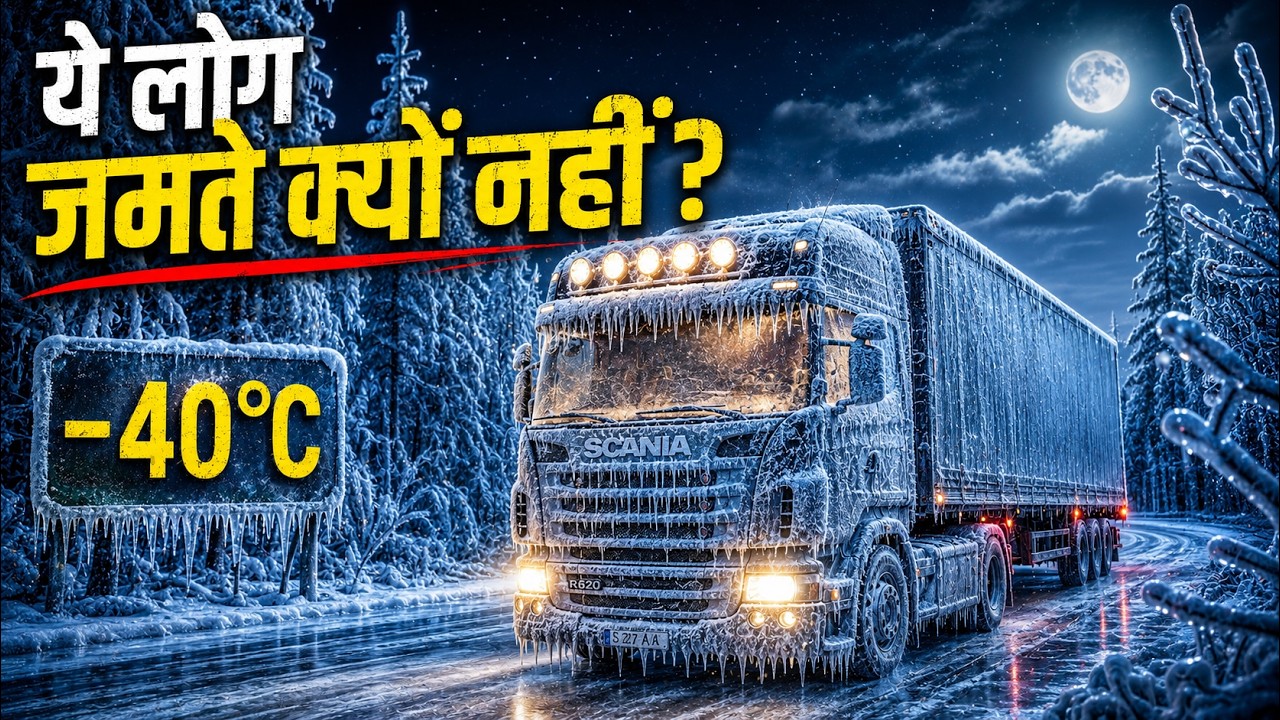 साइबेरिया की ठंड में ट्रक ड्राइवर कैसे ज़िंदा रहते ह?