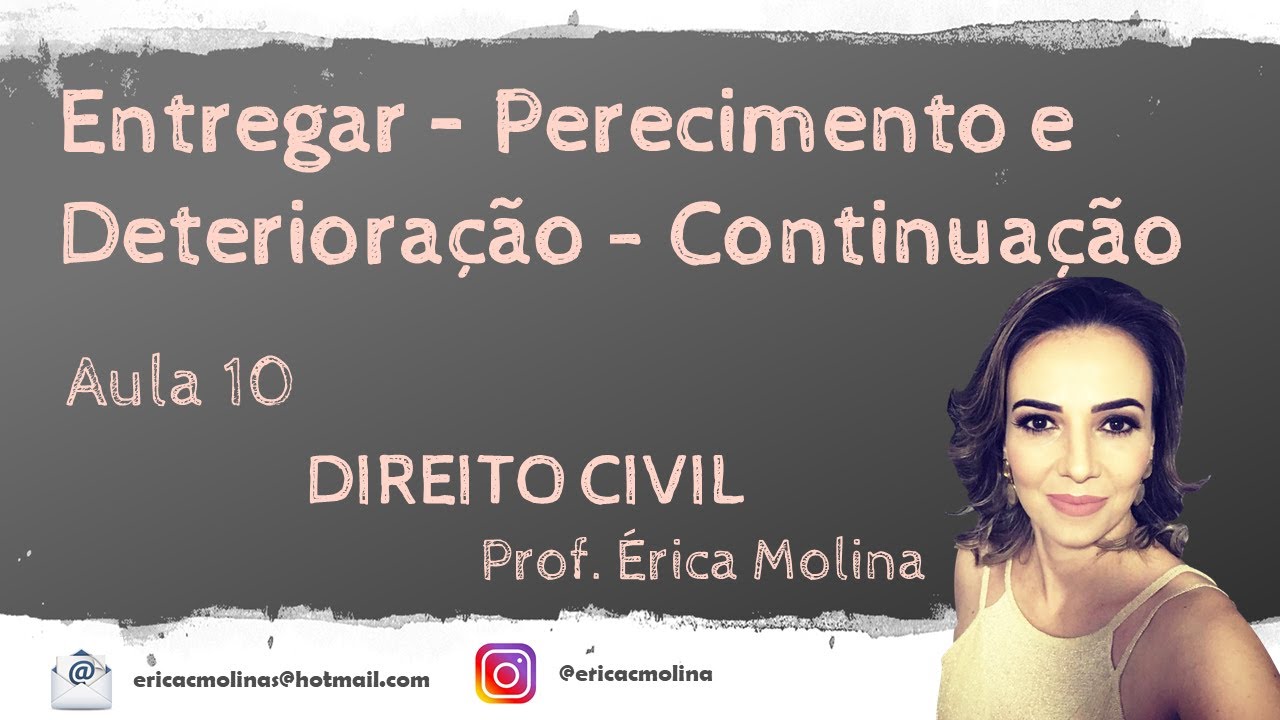AULA 10 - PERECIMENTO E DETERIORAÇÃO - CONTINUAÇÃO