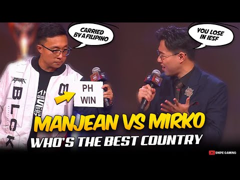 MANJEAN vs MIRKO, WHO's THE BEST COUNTRY in MLBB . . . 🤯