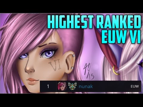 HIGHEST RANKED EUW VI MAIN BUILD GUIDE- 'nunak' (No.1 LolSkill World)