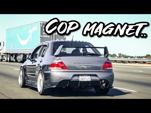 POV ACTION of My Straight Piped Mitsubishi EVO IX!!