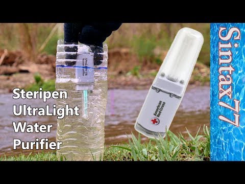 Steripen UltraLight Water Purifier : overview, operation, myths and tips