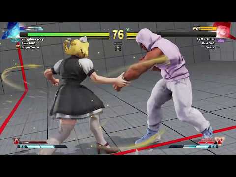 vergilmaycry x K-Mechuri - Ed x Kolin - Street Fighter V - SFV - PR12 x Freeze