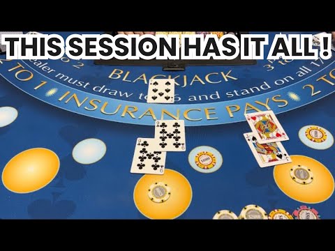 Blackjack | $500,000 Buy In | Multiple Perfect Pair 30-1 Wins, Double Pairs & Lucky 21’s!