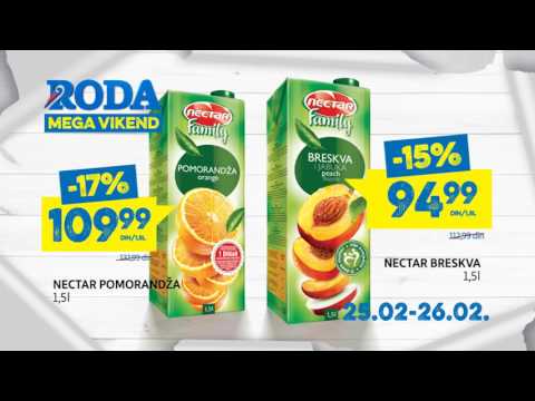 RODA: MEGA vikend 25. - 26.02.2017.