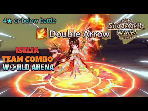 Iselia Team Combo in World Arena Ep. 5 - Summoners War