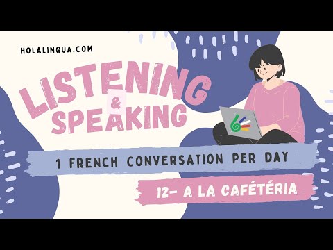 #12 A la cafetéria - Ouvir Falar Francês - 1 Conversa por dia - Na cafeteria!