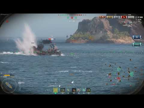 Tier X Gdansk vs Ragnar | #worldofwarships #gdansk #gdańsk