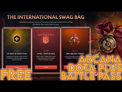Free Arcana, Battle Pass, Dota Plus !!! - The International 2022 Swag Bag #dota2 #ti11