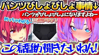 【マリヴィヴィ対談】『パンツびしょびしょ事情』について船長との対談が決定(?)するヴィヴィ +公式にも載ってない『アホ毛が出来た理由』を話すヴィヴィ【ホロライブ切り抜き/綺々羅々ヴィヴィ/宝鐘マリン】