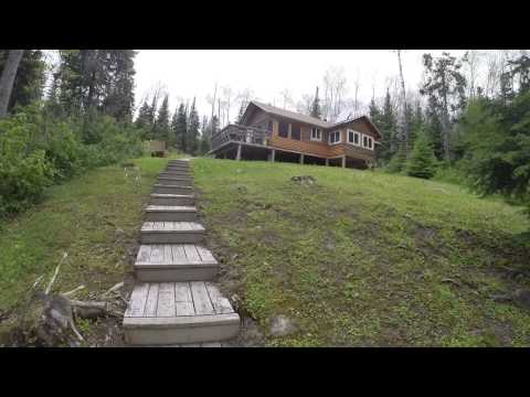 Canadian Fly-In Fishing outpost camp on Robert Lake North, Ontario Canada