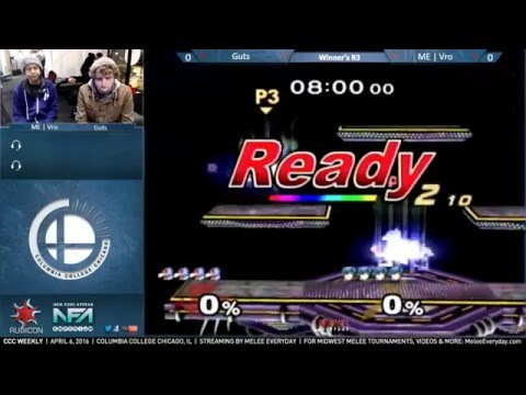 CCC Weekly [4/6/16] - Guts (Falco) vs. ME | Vro (Marth) - SSBm - Winner's R3