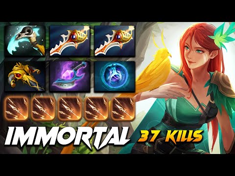 Windranger 37 KILLS Immortal Marksman - Dota 2 Pro Gameplay [Watch & Learn]