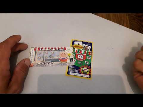 Szerencsemalac Black jack  Kaparós sorsjegy mindenből  egyet #6rész