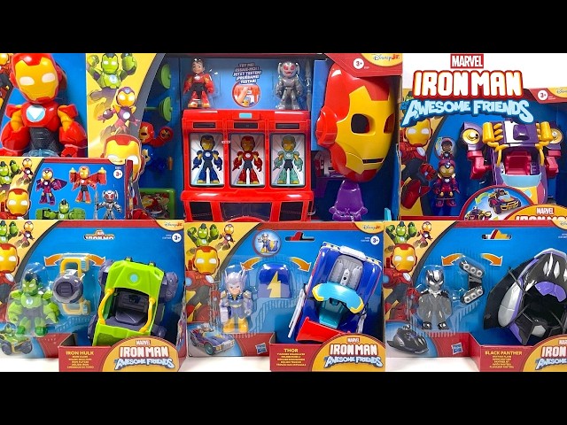 Vídeo relacionado con Marvel Iron Man and His Awesome Friends, Figura de acción de Ironheart