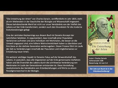 Die Entstehung der Arten von Charles Darwin