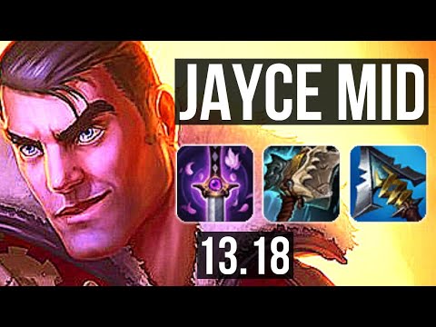 JAYCE vs KASSADIN (MID) | 5.0M mastery, 8/1/6, 500+ games, Dominating | NA Master | 13.18