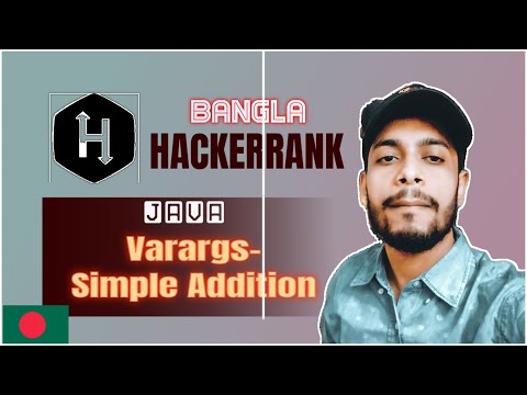 Java Varargs Simple Addition Hackerrank Solution Bangla The Cracker