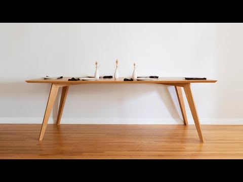 DIY Dining Table | Mid Century Modern - Woodworking