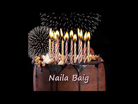 Naila Baig Birthday Cake | Happy Birthday Naila Baig #birthday #wishes #naila #baig @wishes-for-you