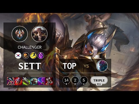 Sett Top vs Trundle - KR Challenger Patch 11.16