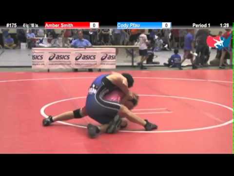 WM 49 KG - RD3 - Amber Smith (MI) vs. Cody Pfau (CO)