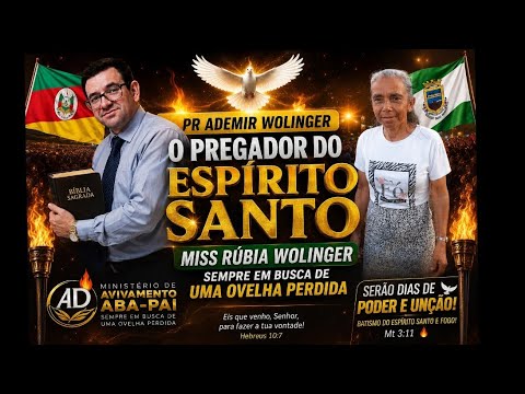 Pr Gilberto e Pr Ademir Wolinger o Pregador do Espírito Santo em Sapiranga RS 