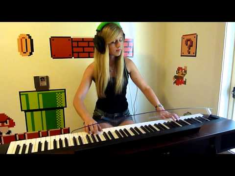 Lara plays 'Kraid's Lair' from Metroid (NES) on piano