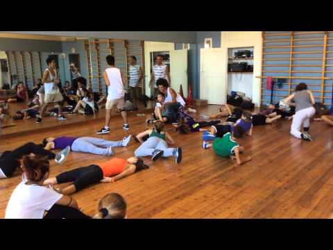 Daniele Baldi prove per lo spettacolo di fine Campus