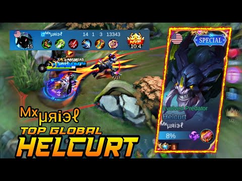 BEST BUILD TOP HELCURT 🔥 TOP GLOBAL HELCURT GAMEPLAY By ᴹˣµяiэℓ 🔥 MOBILE LEGENDS ~ MLBB