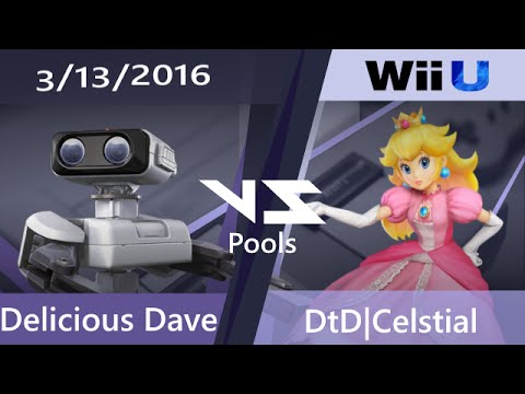 Super SmashNest 5 Pools W-R3 - Delicious Dave (R.O.B.) Vs. DtD|Celstial (Peach)