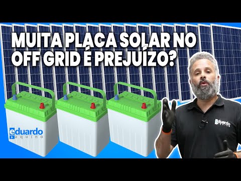 CUIDADO com BATERIAS CARREGADAS e Sobra de ENERGIA no OFF GRID