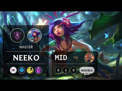 Neeko Mid vs Qiyana - KR Master Patch 9.19
