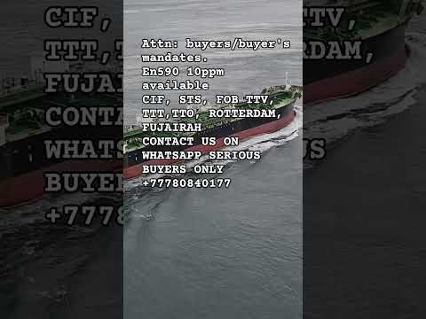 Thumbnail for #en590 #ship #cif #fob #vtv #fujairah #rotterdam #oilandgas