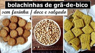 Prepare bolachas/crackers de grão-de-bico / integrais, saudáveis e veganas