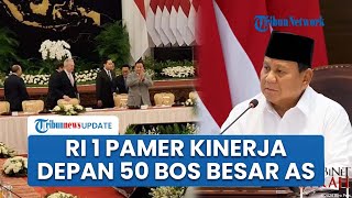 Jamu 50 Bos Perusahaan Besar AS di Istana, Prabowo Pamer Kinerja: Menteri Saya Bekerja Sangat Cepat