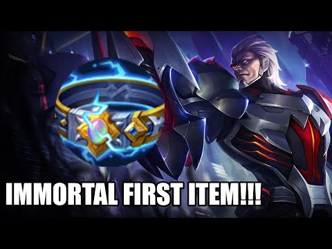 TOP GLOBAL MOSKOV! USE THIS FIRST TANK ITEM BUILD TO BE IMMORTAL THE WHOLE GAME! MLBB