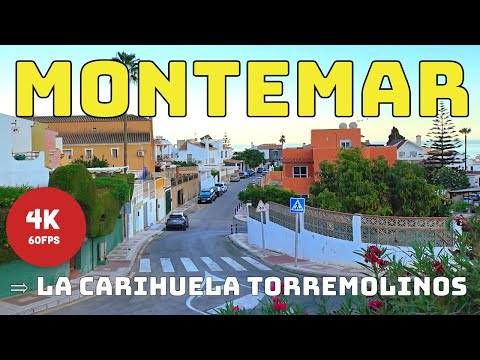 Typical Spanish Coastal Town Montemar⇒ La Carihuela Torremolinos Relaxing Costa del Sol Walking Tour