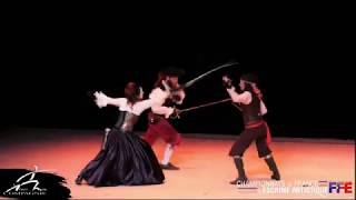 Combat Pirates – Clef à Prendre – CARL Artistique – Championnats de France d’Escrime Artistique 2020