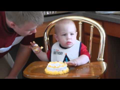 Cayden's First Birthday Party - Cake