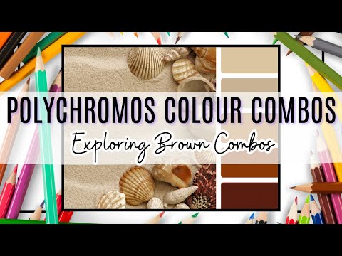 POLYCHROMOS Colour Combinations: Exploring Brown #adultcoloring